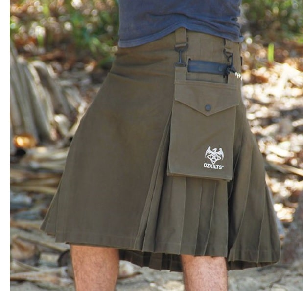 Deluxe Utility Kilt for Modern Men by Ozkilts