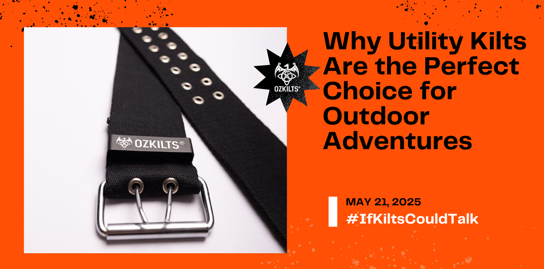The Perfect Accessory: Why You Need the Ozkilts Utility Kilt Belt